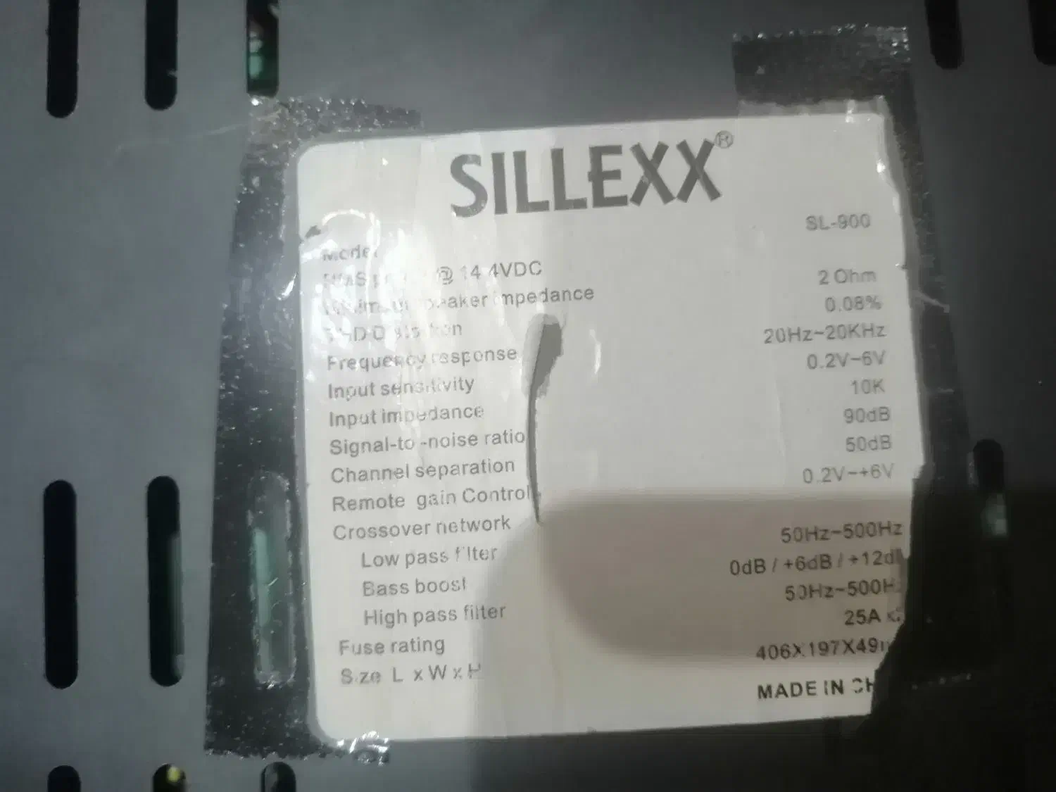 آمپلی فایر sillexx|صوتی و تصویری|تهران, شهرک شریعتی|دیوار