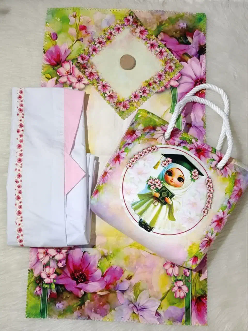 ست جشن تکلیف .چادر.سجاده.قران|لباس|اهواز, کوروش|دیوار