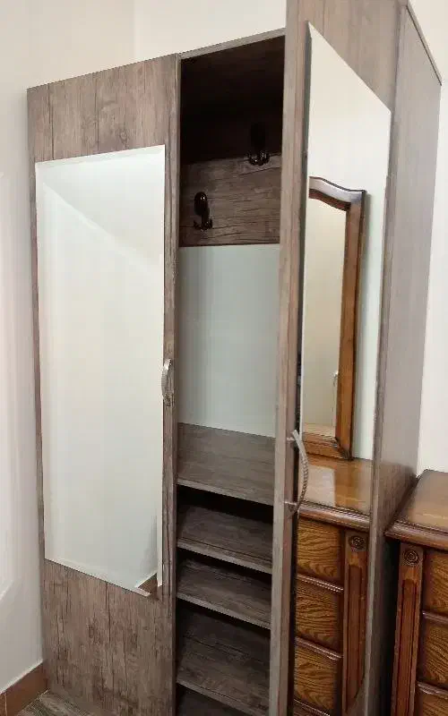 جاکفشی آویزدار به همراه آینه قدی|جاکفشی، کمد، دراور|تهران, شهرک شریعتی|دیوار