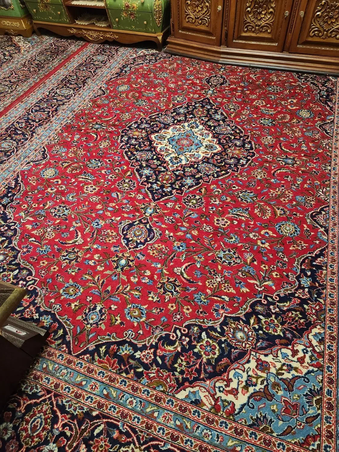 فرش دست بافت|فرش|اصفهان, قلعه طبره|دیوار