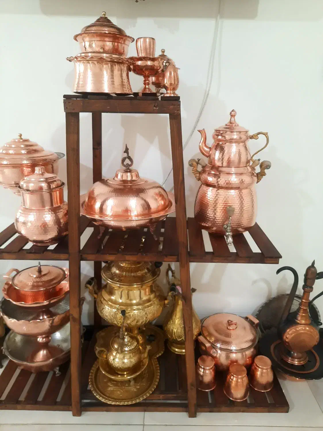 ظرف مسی زیبا|ظروف سرو و پذیرایی|هادی شهر, |دیوار