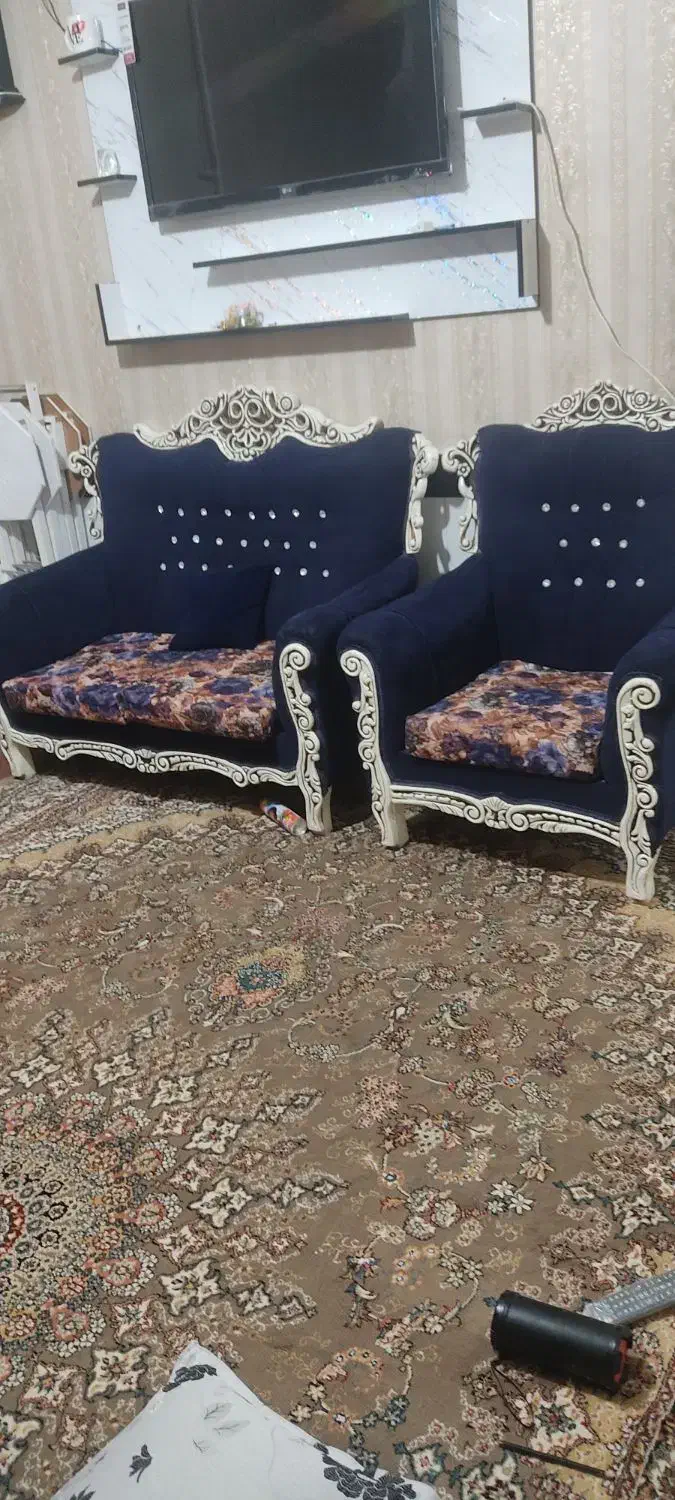 مبل هفت نفره سالم|مبلمان خانگی و میز عسلی|فامنین, |دیوار