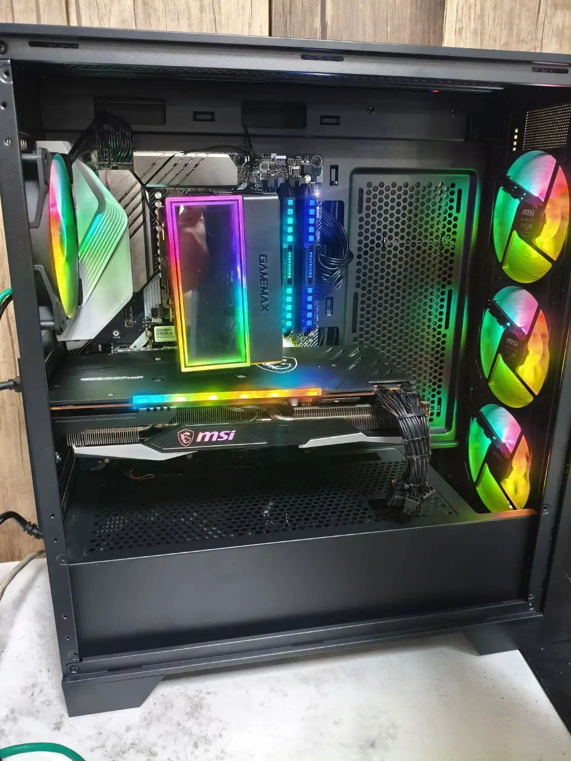 کیس گیمینگ Ryzen 7 5800x با گرافیک RX 6800|رایانه رومیزی|تهران, فلسطین (میدان انقلاب)|دیوار