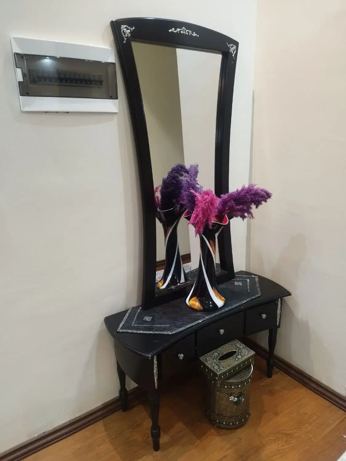 آیینه کنسول|بوفه، ویترین، کنسول|تبریز, |دیوار