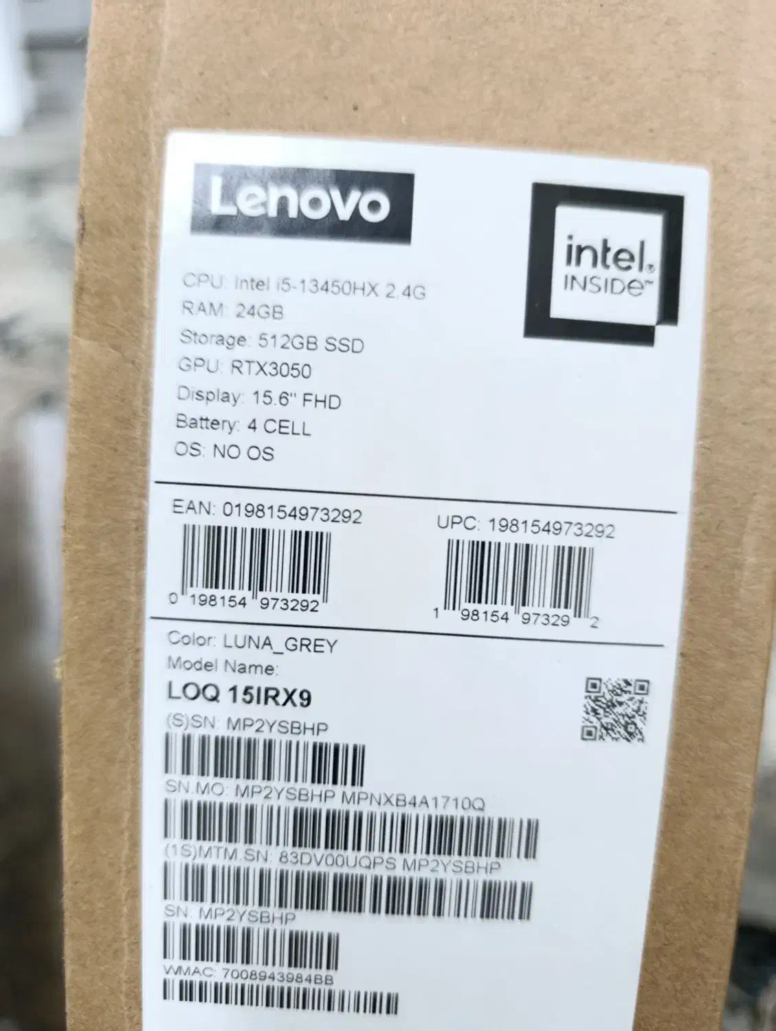 لپ تاپ لنوو loq فورری|رایانه همراه|بیرجند, |دیوار