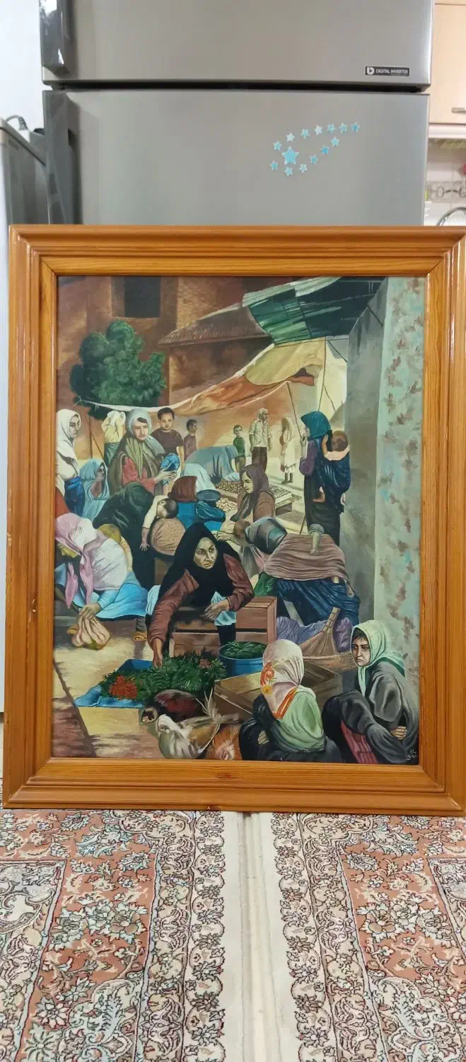 تابلو نقاشی دست هنرمند (بازار محلی گیلان)|تابلو، نقاشی، عکس|بندر انزلی, تهران|دیوار