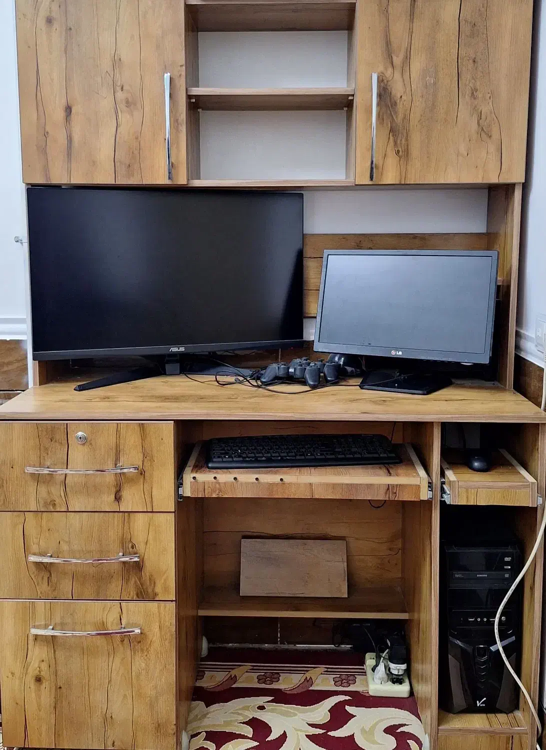 میز کامپیوتر|میز تحریر و کامپیوتر|کوار, |دیوار