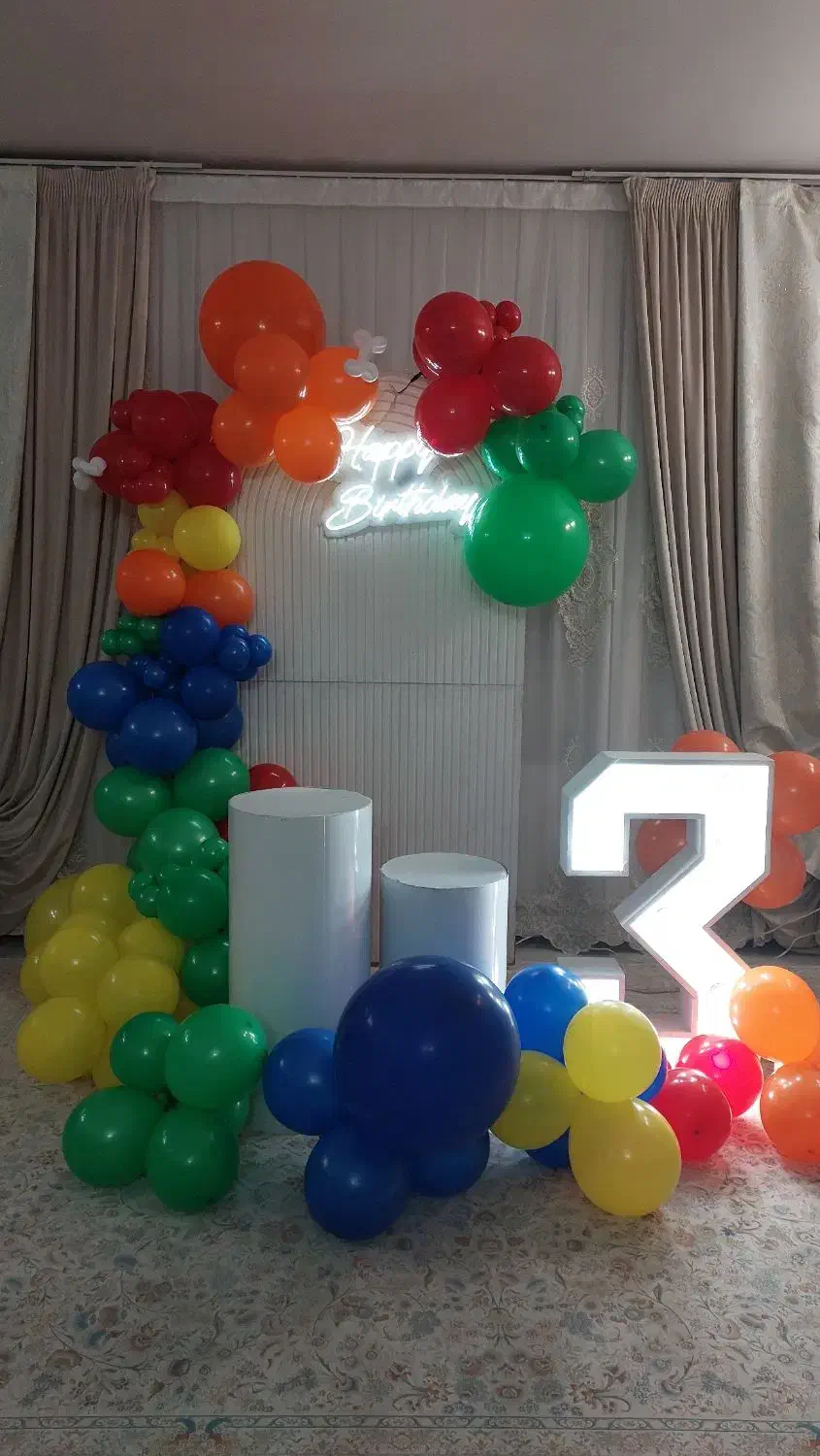 بادکنک تم تولد|صنایع دستی و سایر لوازم تزئینی|قم, پردیسان|دیوار