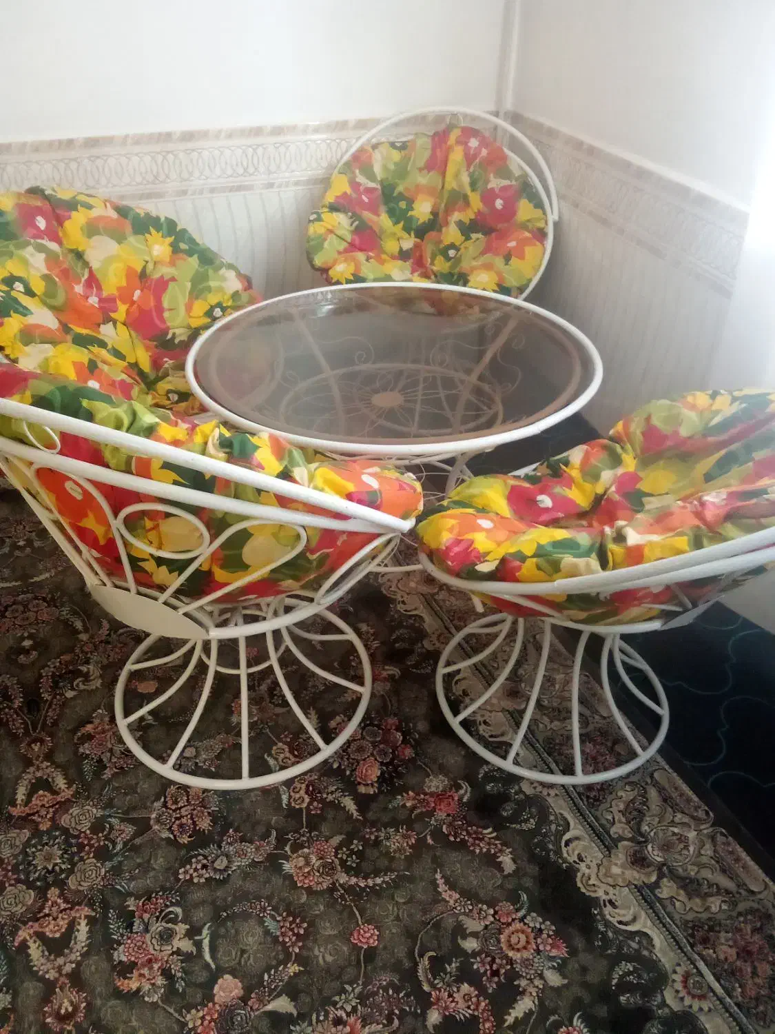 میز ویلایی|میز و صندلی غذاخوری|هریس, |دیوار