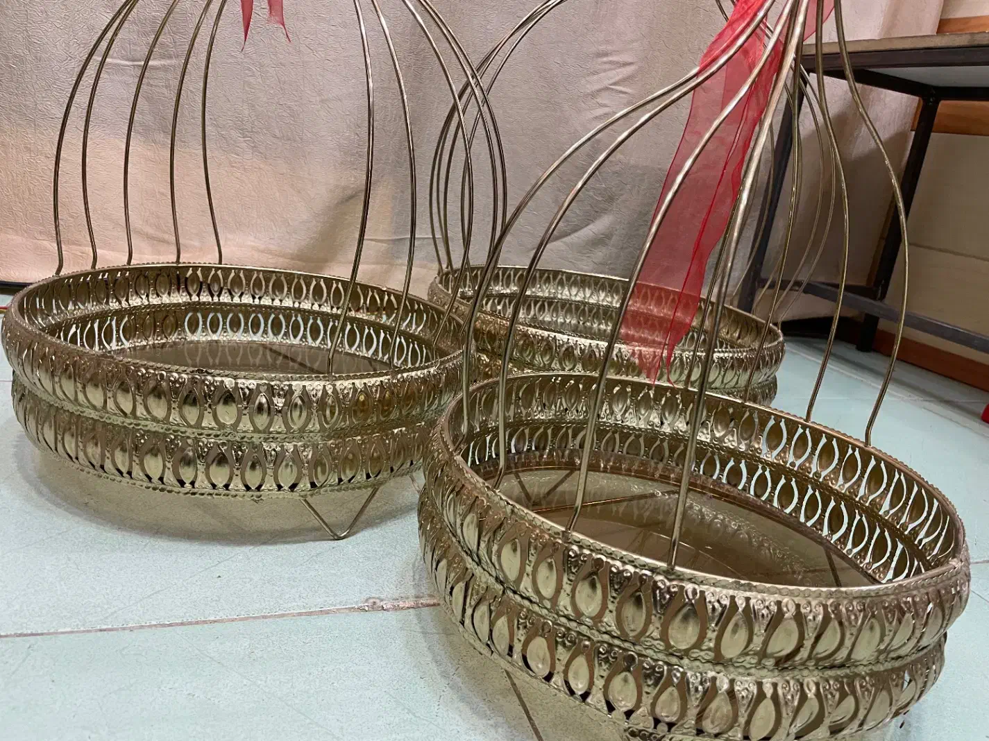 سینی حلقه و استند مجلسی|صنایع دستی و سایر لوازم تزئینی|آستارا, |دیوار