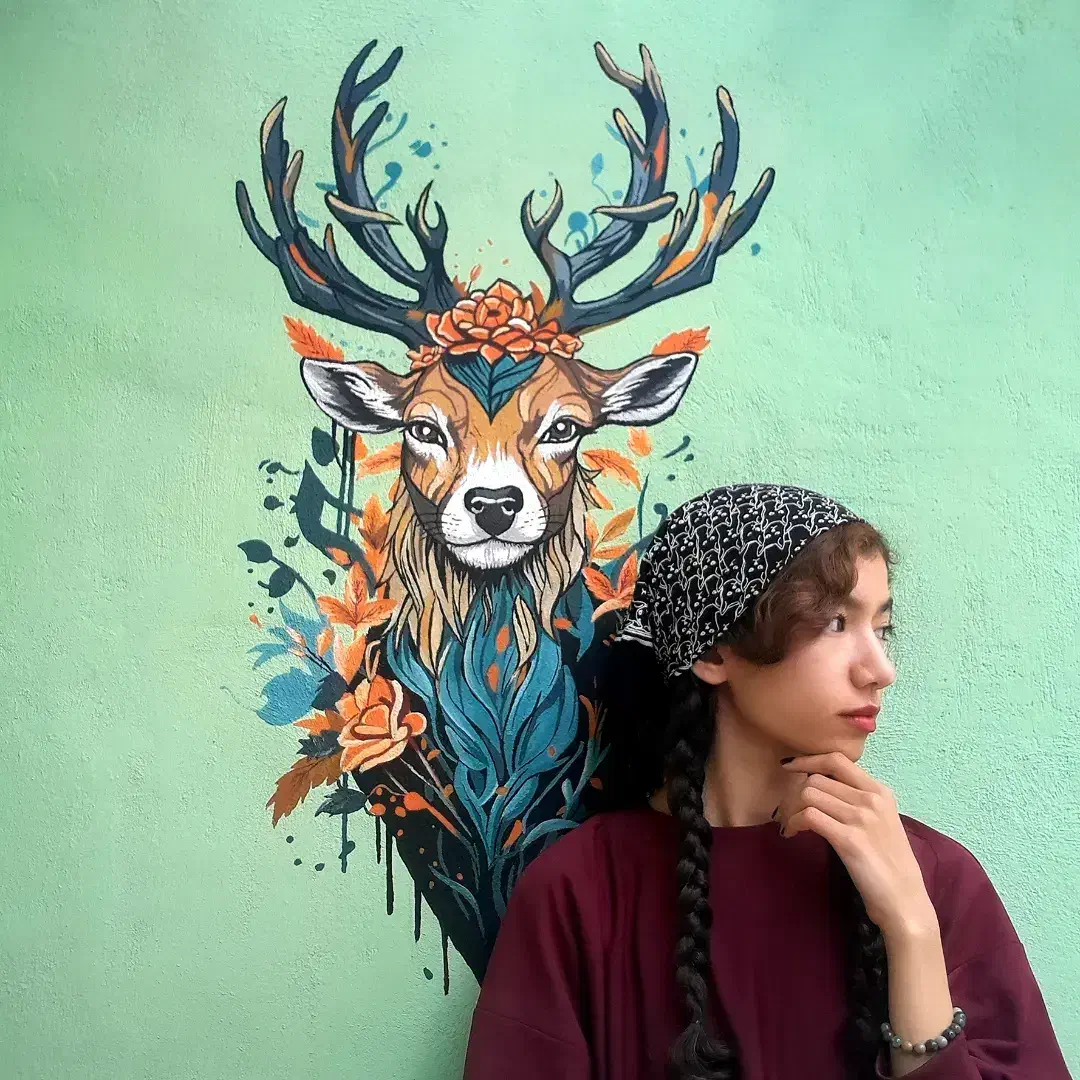 نقاشی دیواری با طراحی خاص و کیفیت بالا|خدمات پیشه و مهارت|بجنورد, |دیوار