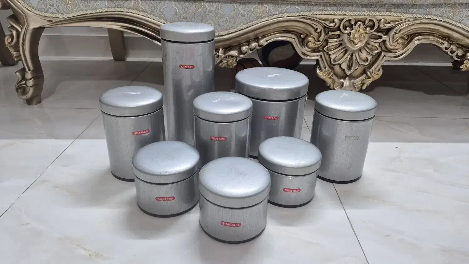 جا ادویه و ست چایی اورانوس|ظروف نگهدارنده، پلاستیکی، یک‌بارمصرف|اراک, |دیوار