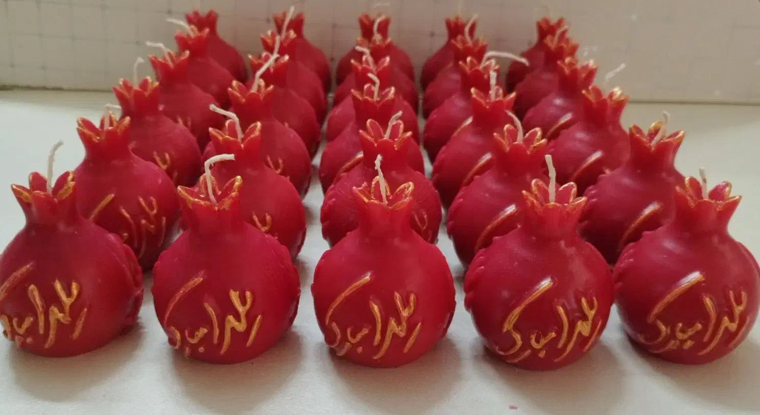 شمع یلدا و پاییزی|صنایع دستی و سایر لوازم تزئینی|اردبیل, |دیوار