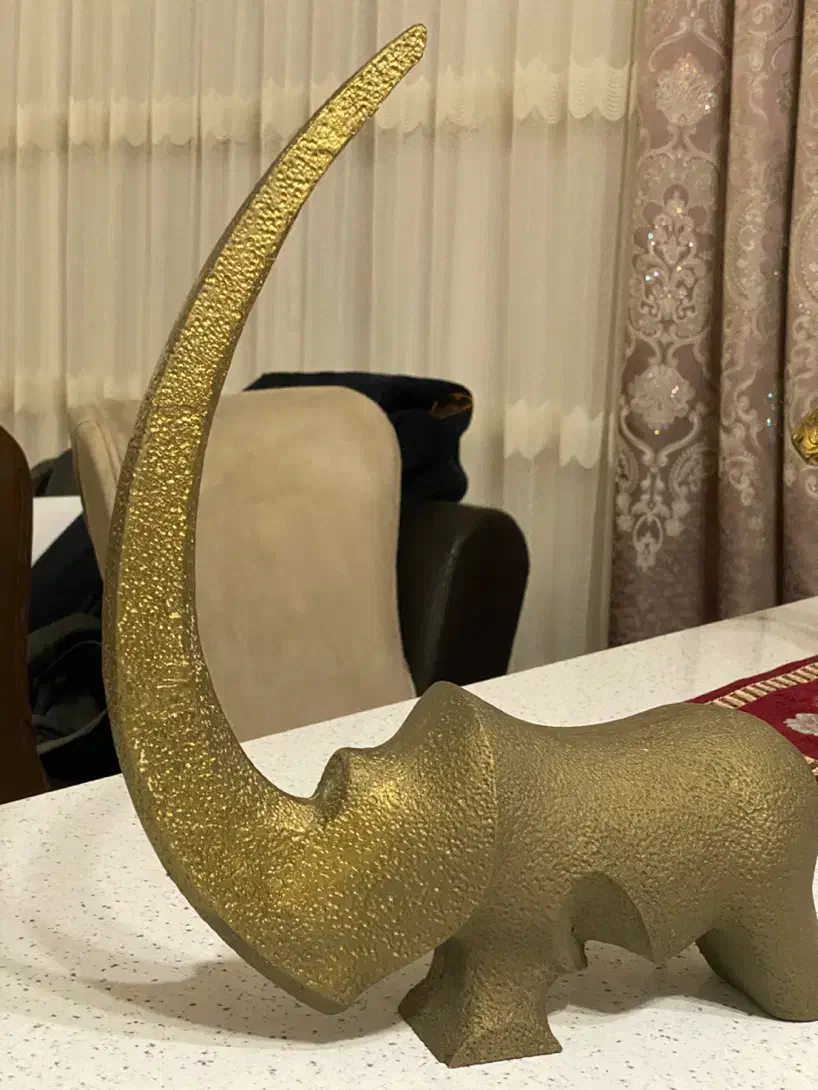 مجسمه کرگدن و ملکه|مجسمه، تندیس، ماکت|اردبیل, |دیوار