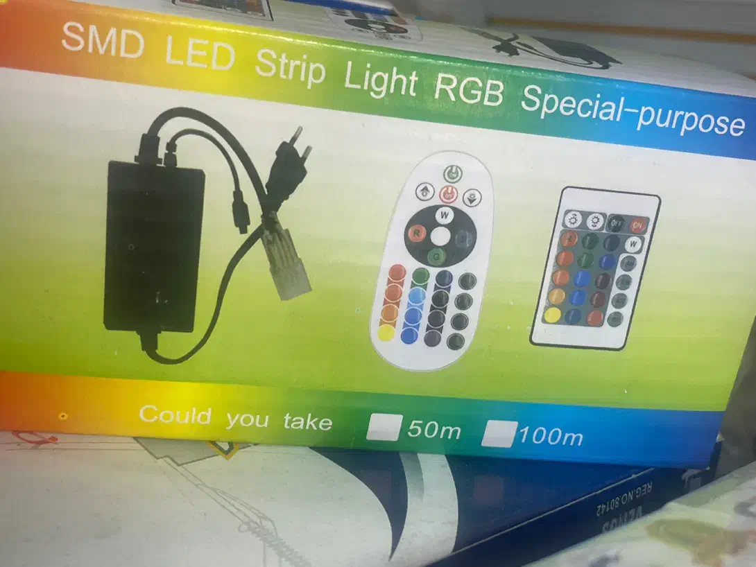 ریسه rgb رنگی|ریسه و چراغ تزئینی|کرج, برغان|دیوار