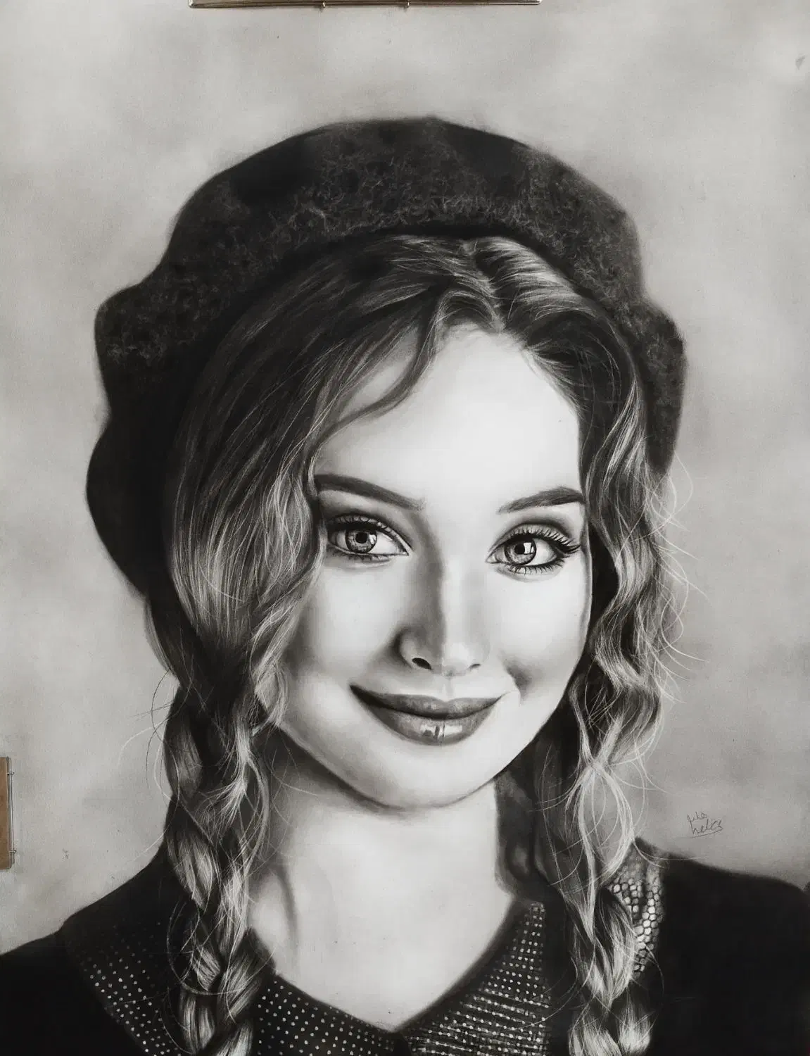 نقاشی چهره|تابلو، نقاشی، عکس|کرمانشاه, |دیوار