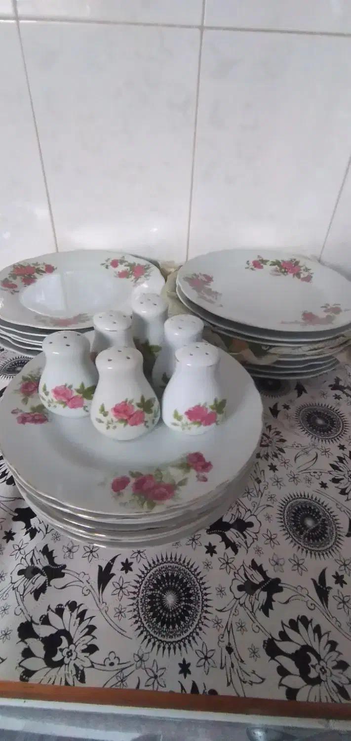 گل سرخ وغیره|ظروف سرو و پذیرایی|خرمدره, |دیوار