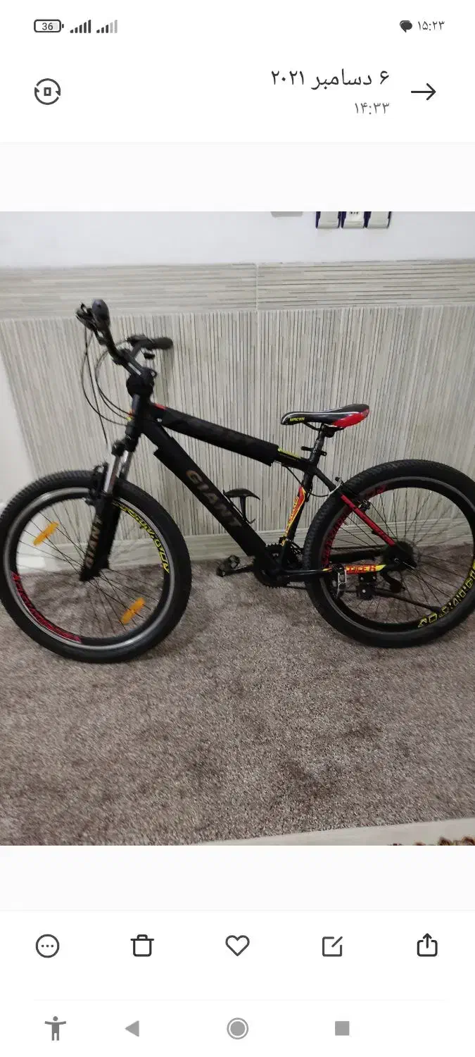 دوچرخه سایز 26 کاملا تمیز|دوچرخه، اسکیت، اسکوتر|قم, زنبیل آباد|دیوار