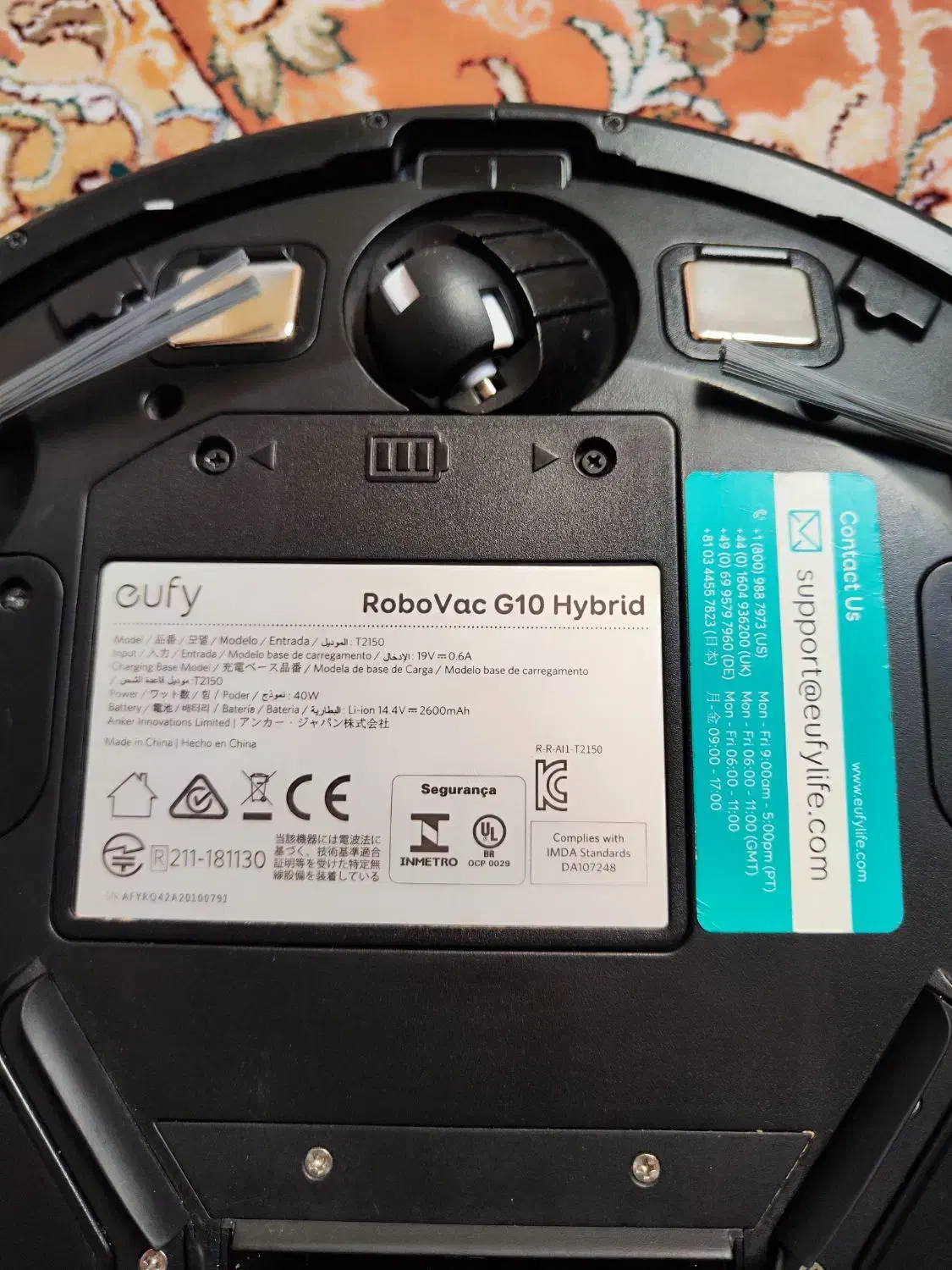 جارو روباتیک مدل Eufy RoboVac G10 Hybrid|جاروبرقی، جارو شارژی، بخارشو|اصفهان, شاه پسند|دیوار
