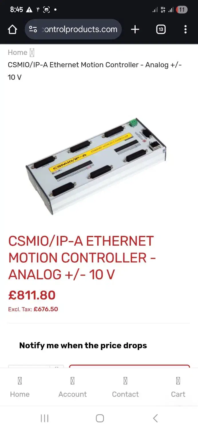 برد ۶ محور CNC ولتاژی CSMIO|ماشین‌آلات صنعتی|قم, زنبیل آباد|دیوار