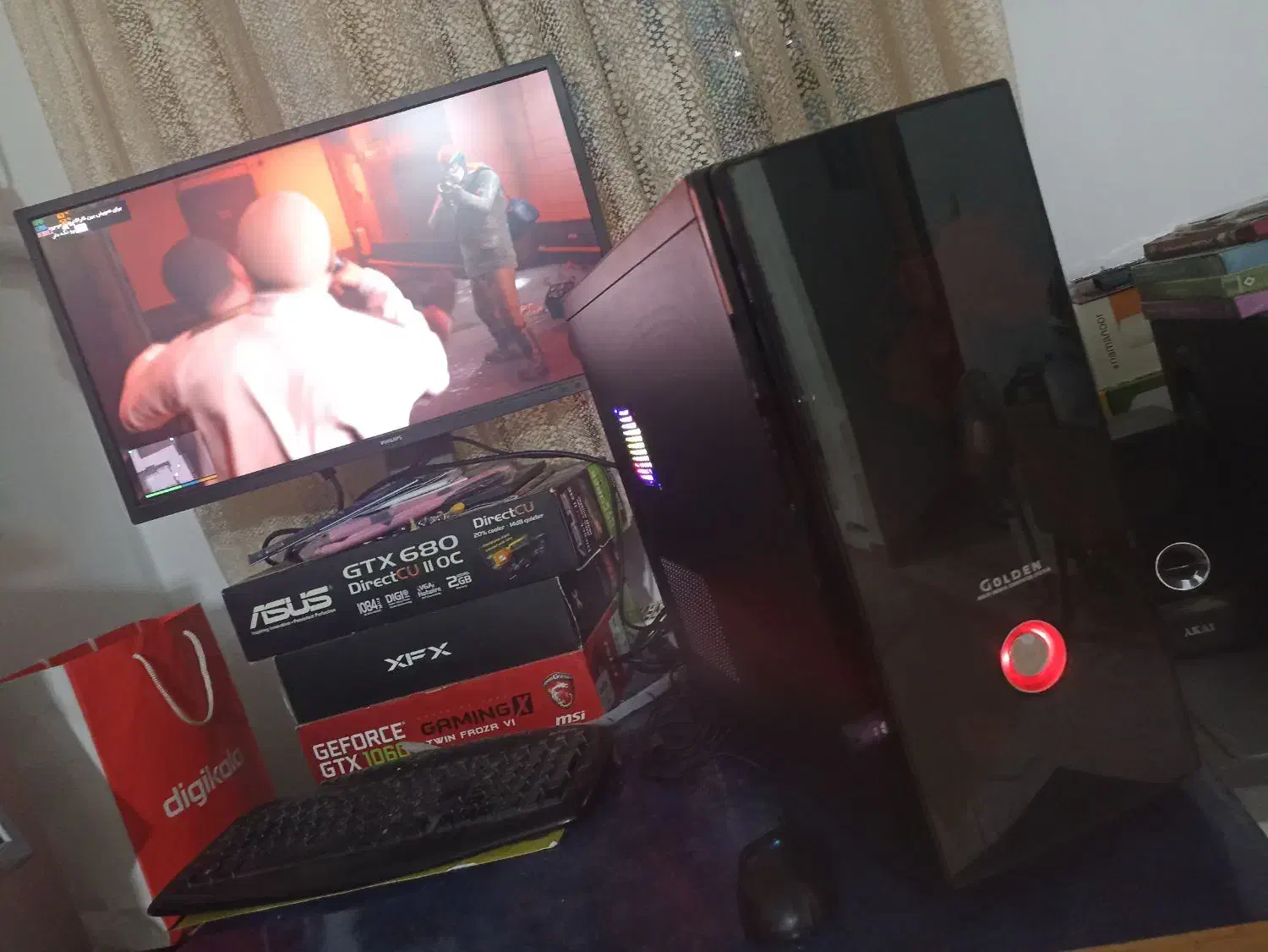 کیس گیمینگ core i5 با رم ۸ گرافیک  2g gtx 650 gtav|رایانه رومیزی|تهران, زنجان جنوبی|دیوار