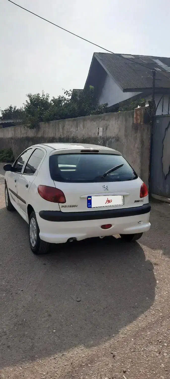 206 سفید تیپ۲ مدل 88|خودرو سواری و وانت|لاهیجان, بازکیاگوراب|دیوار