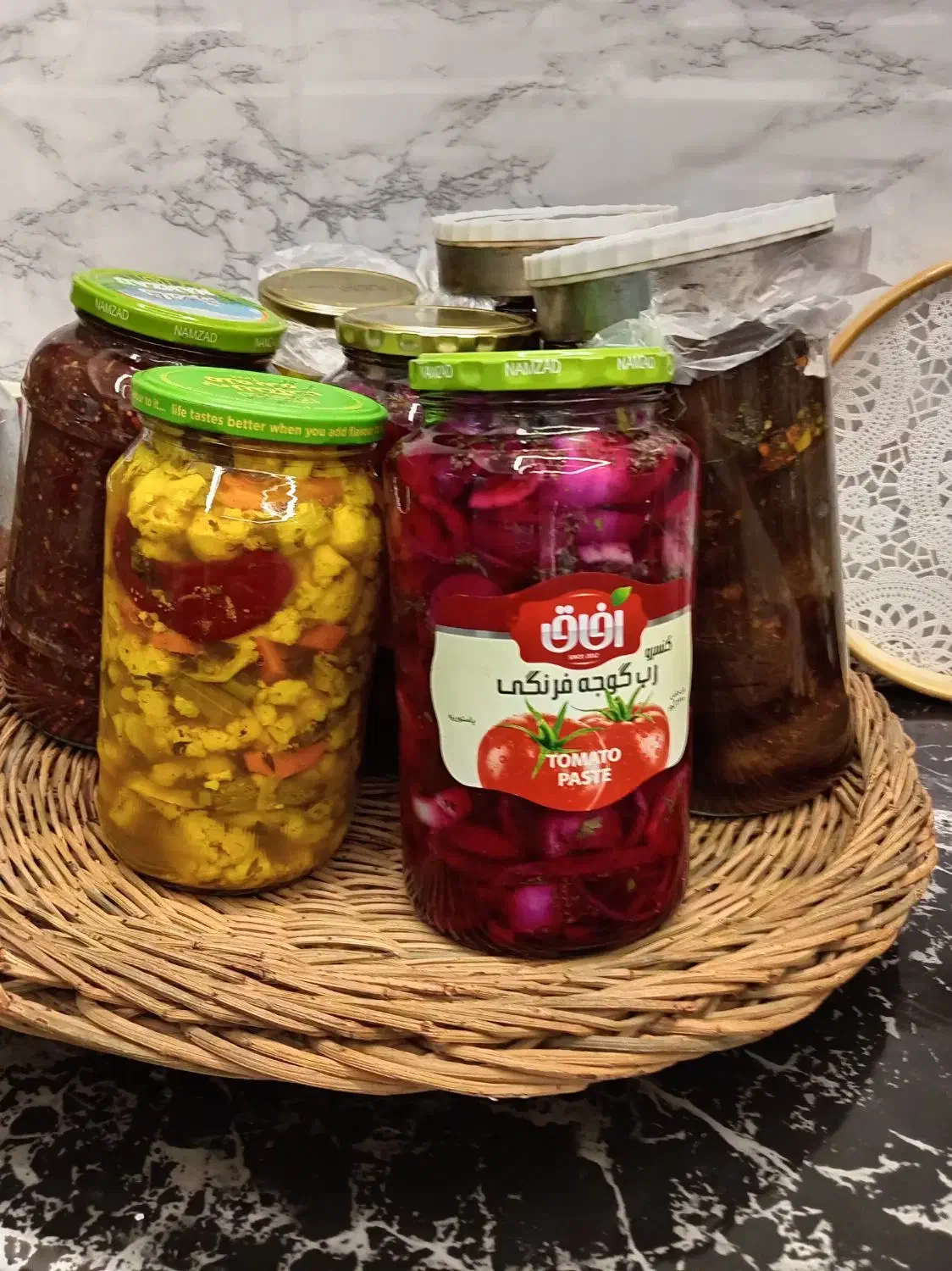 ترشی خانگی با بهترین کیفیت کاملاً بهداشتی|خوردنی و آشامیدنی|فولادشهر, B5|دیوار