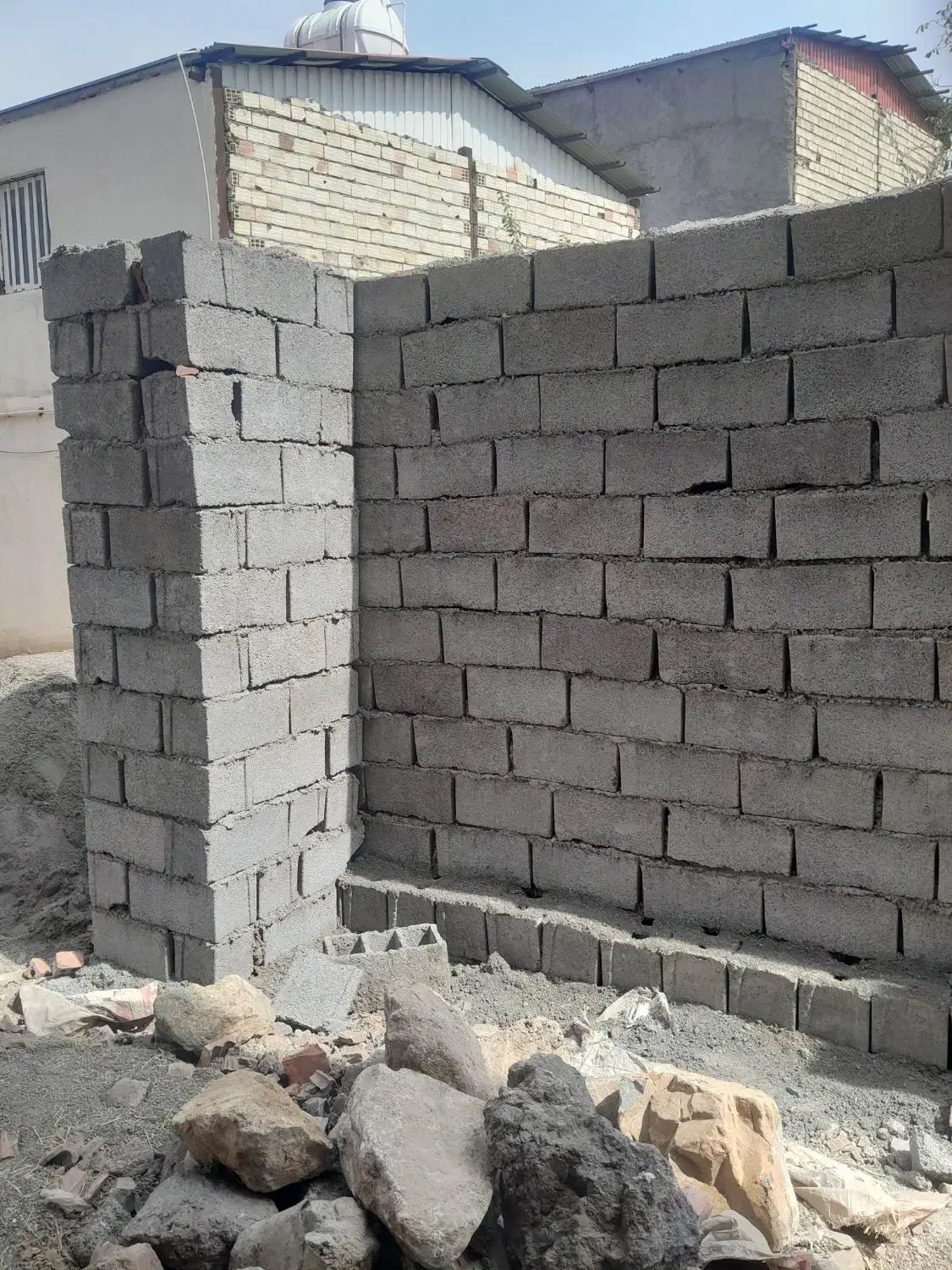 بتون ریزی سقف سبک وفنداسیون|خدمات پیشه و مهارت|بم, |دیوار