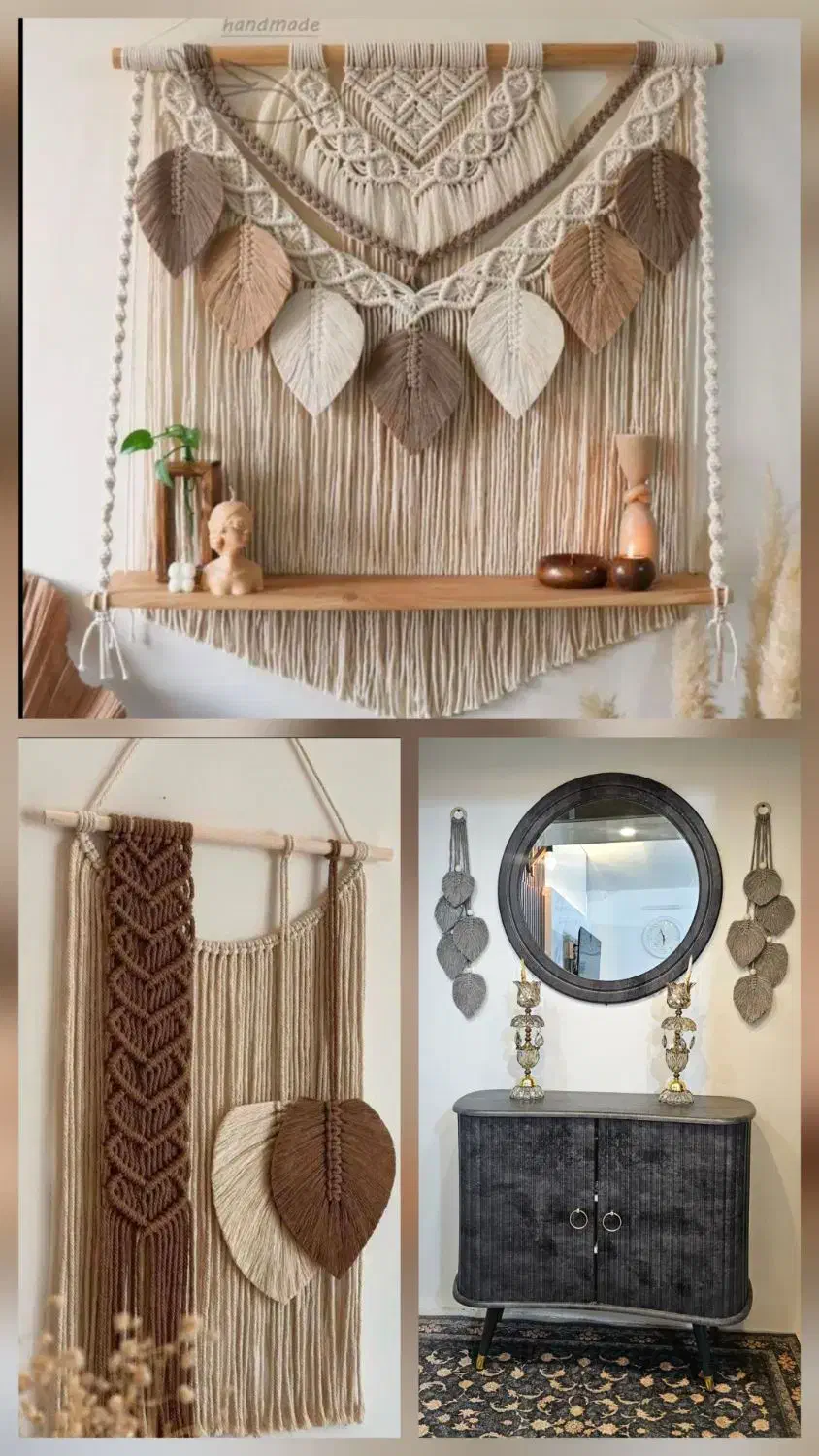 انواع بافتنی مکرومه گیفت دیوار کوب و...|حراج|نیشابور, بنیاد شهید|دیوار