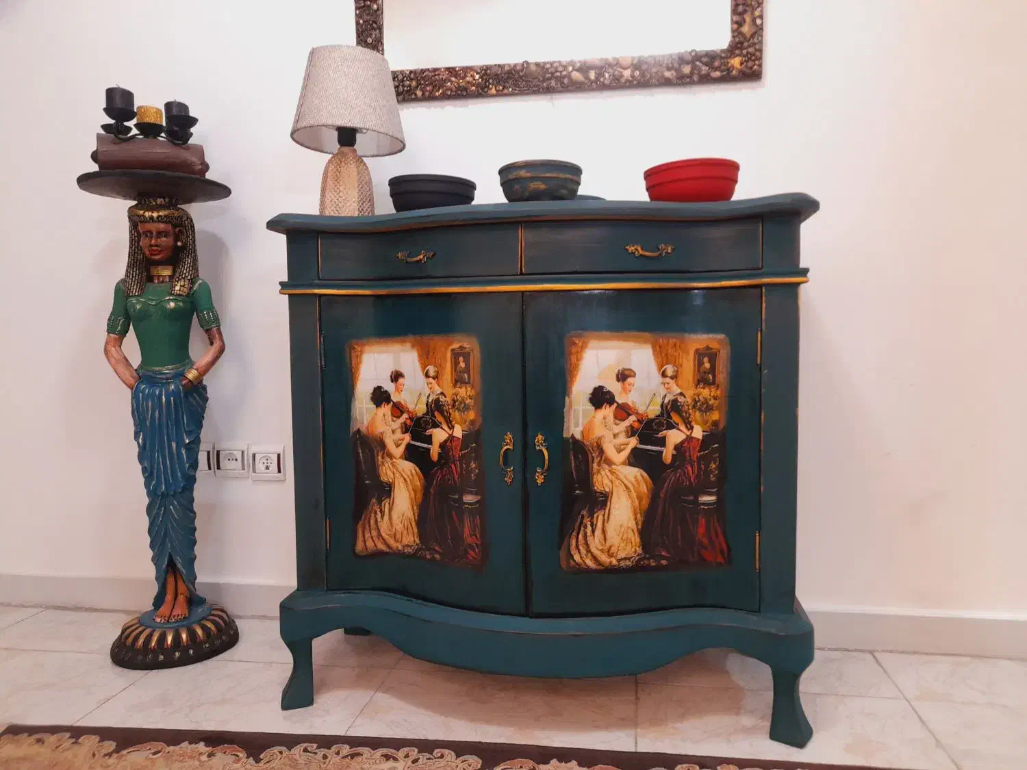 کنسول دودر پتینه شده|بوفه، ویترین، کنسول|تهران, چیتگر شمالی|دیوار