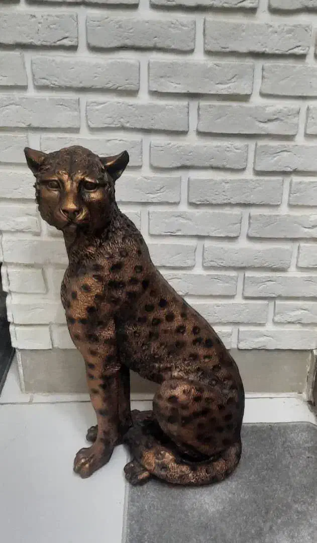 مجسمه یوزپلنگ|مجسمه، تندیس، ماکت|قم, هفت تیر|دیوار