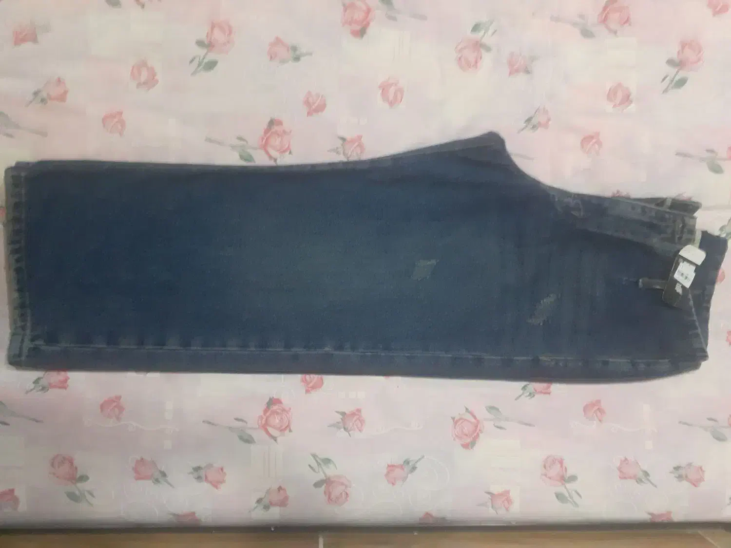 شلوار جین نیم بگ دخترانه سایز ۴۰|لباس|کرمان, |دیوار