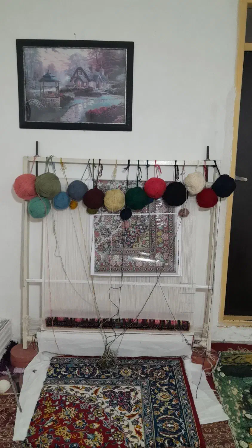 فرش دستبافت یه ذرع ونیم|فرش|اسدآباد, |دیوار