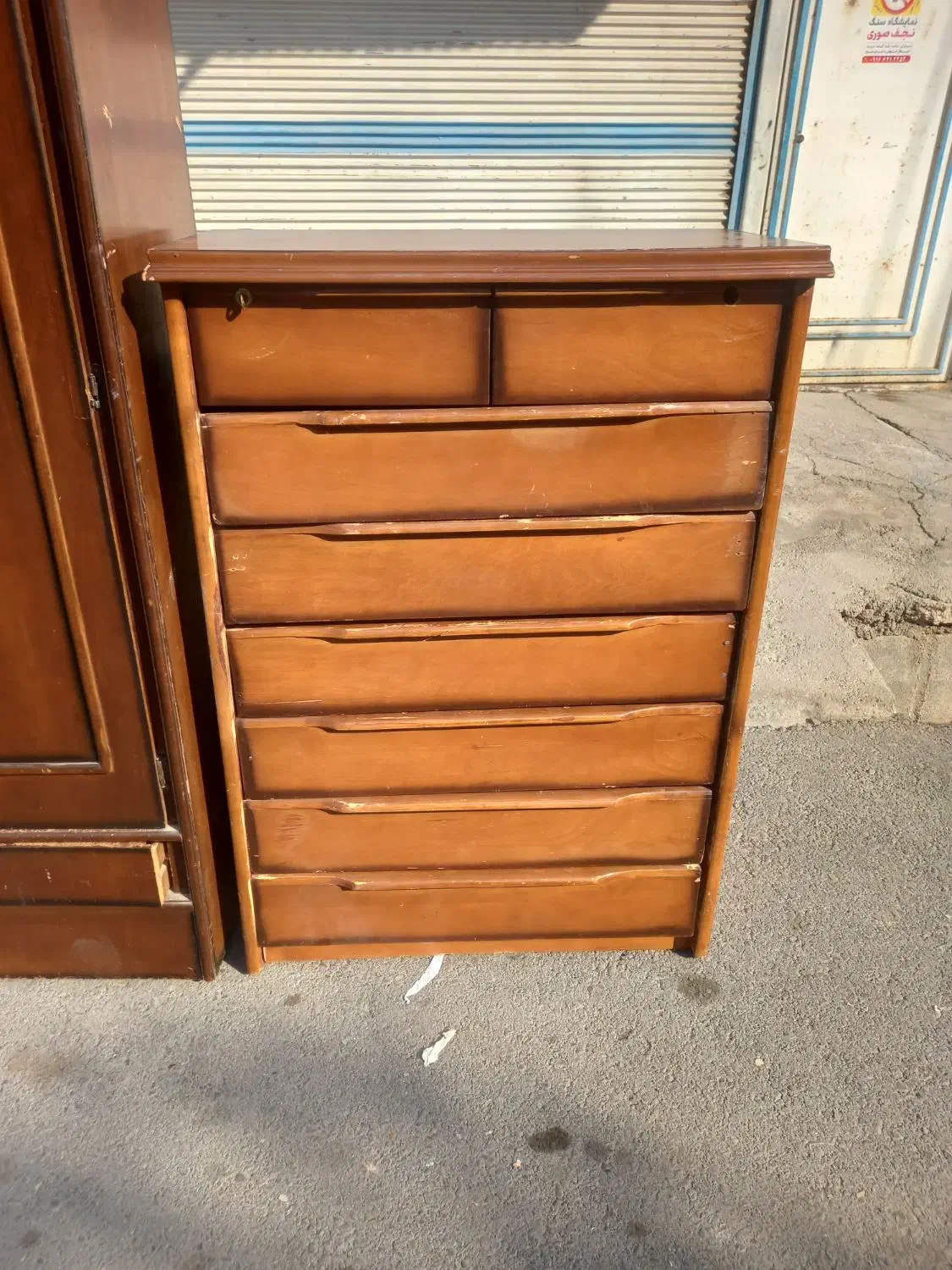 دراورچوبی|جاکفشی، کمد، دراور|معصومیه, |دیوار