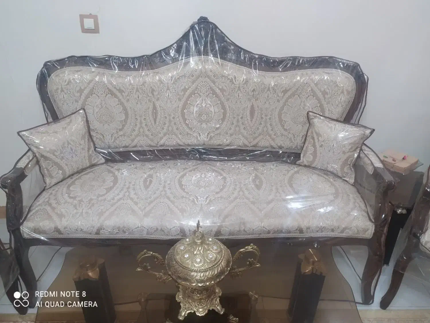 فروش مبل دسته چوبی با ناهارخوری|مبلمان خانگی و میز عسلی|ملارد, |دیوار