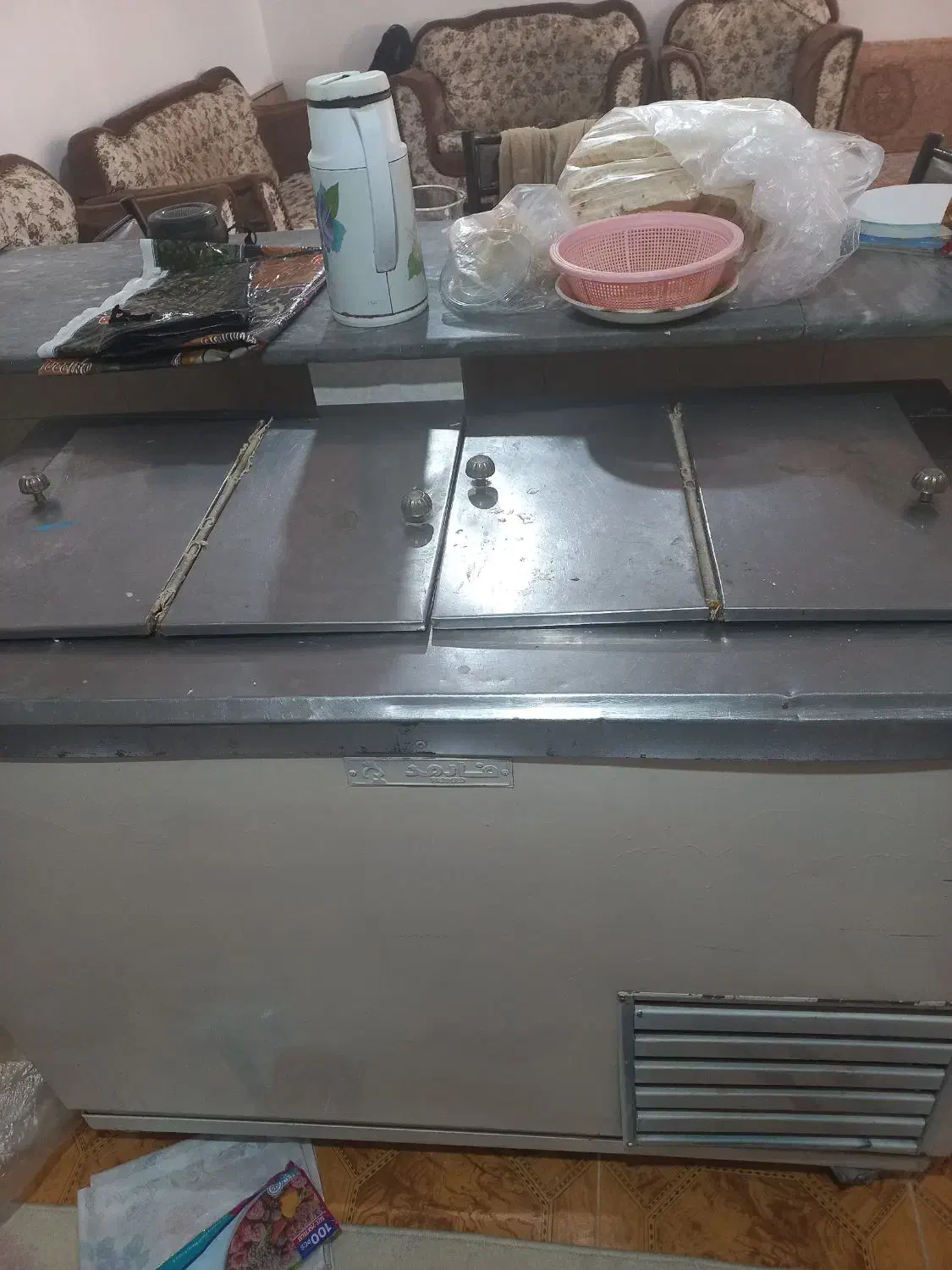 یخچال بستنی ۴درب|فروشگاه و مغازه|صحنه, |دیوار