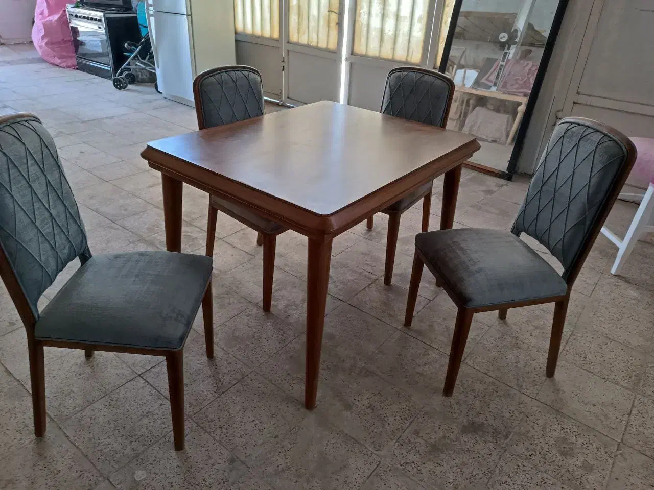 صندلیه پشت راس|میز و صندلی غذاخوری|شاندیز, |دیوار