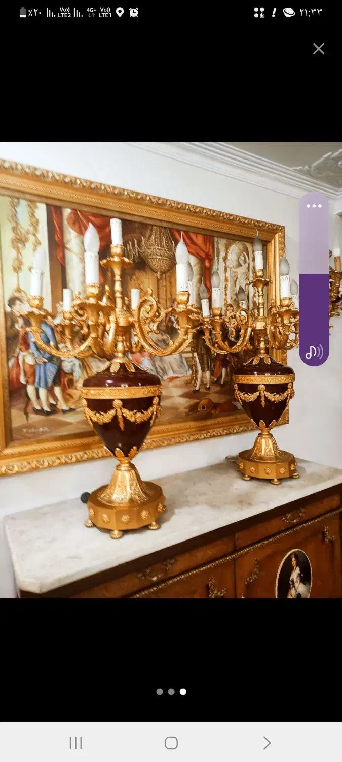 خرید وفروش انواع لوستر برنز برنجی آبکاری|لوستر و چراغ آویز|تهران, مرزداران|دیوار