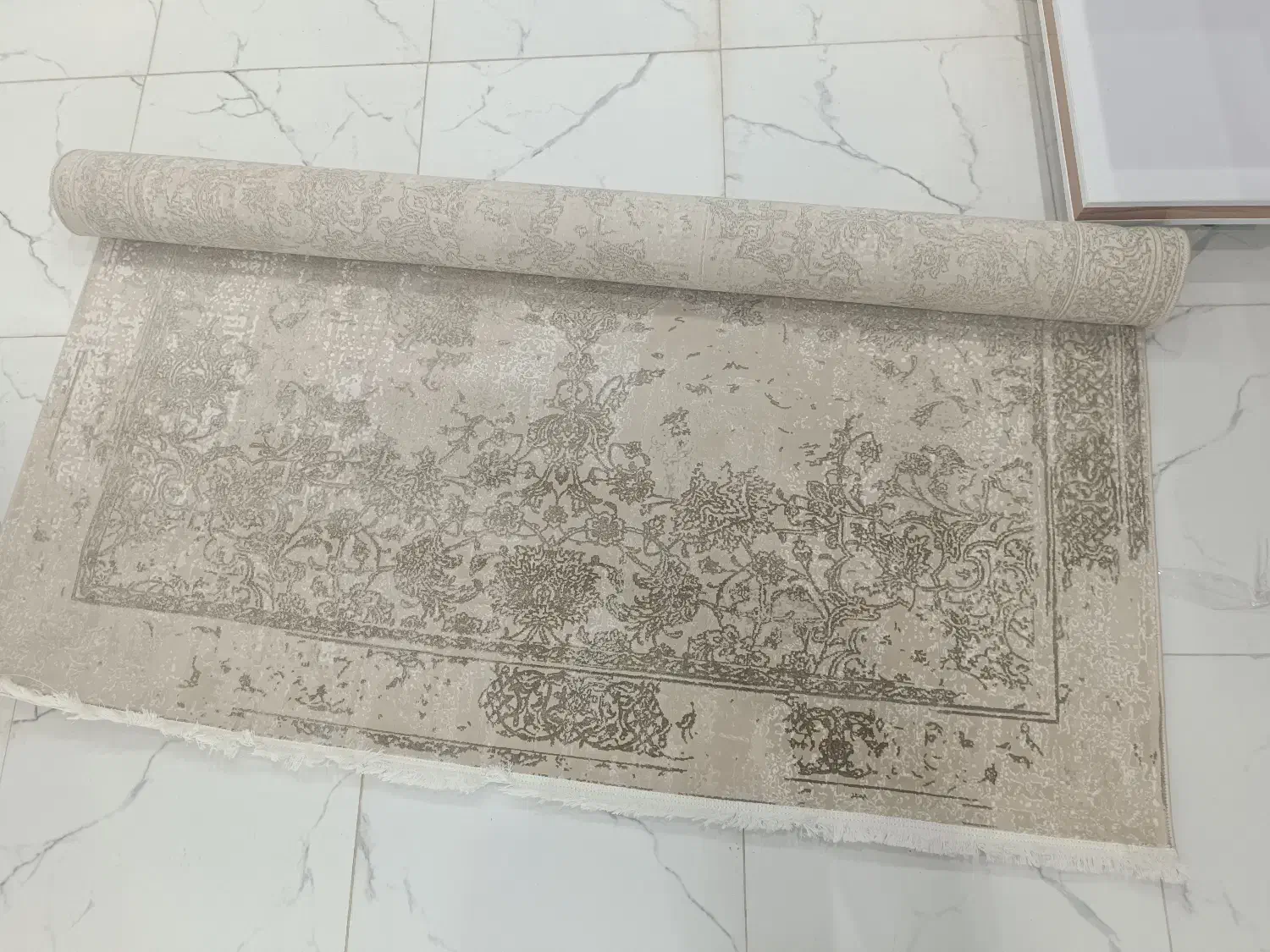 فرش ۱۰۰۰ شانه بافت ابریشم ۶ متری|فرش|کوه چنار, |دیوار