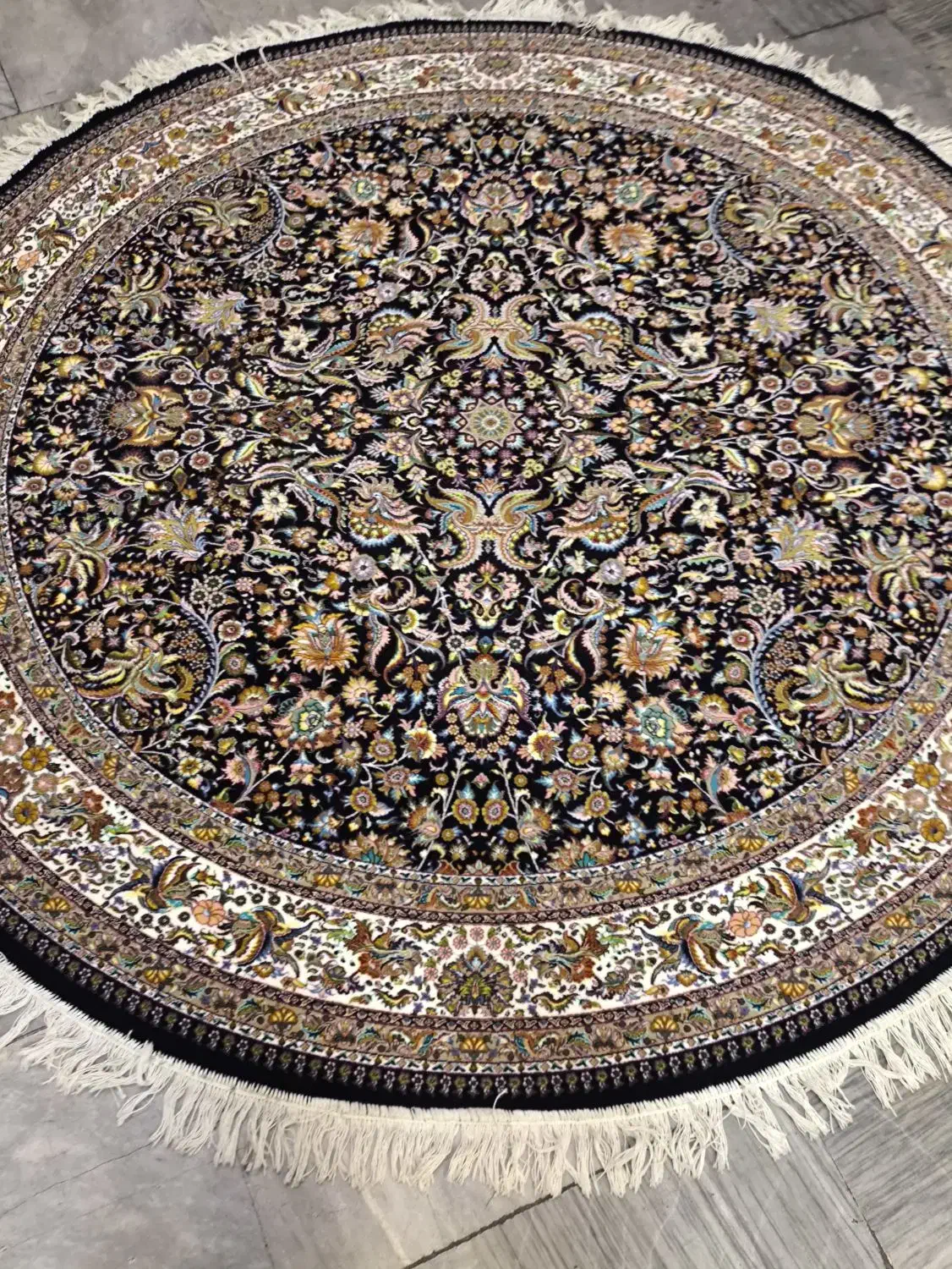 فرش گردآکبندقطر2متر1000شونه|فرش|تهران, امام حسین|دیوار