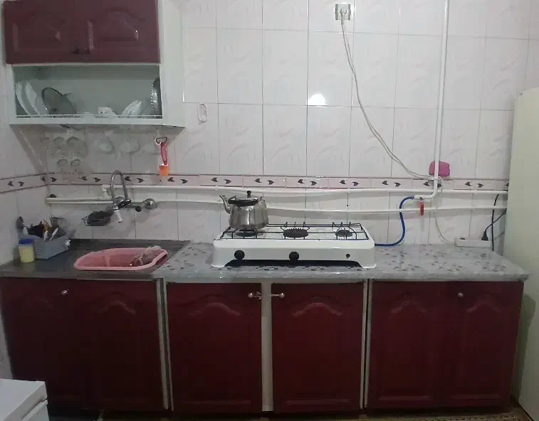 کابینت کوره ای به همراه سینک و سنگ مرمر|مصالح و تجهیزات ساختمان|گنبد کاووس, |دیوار