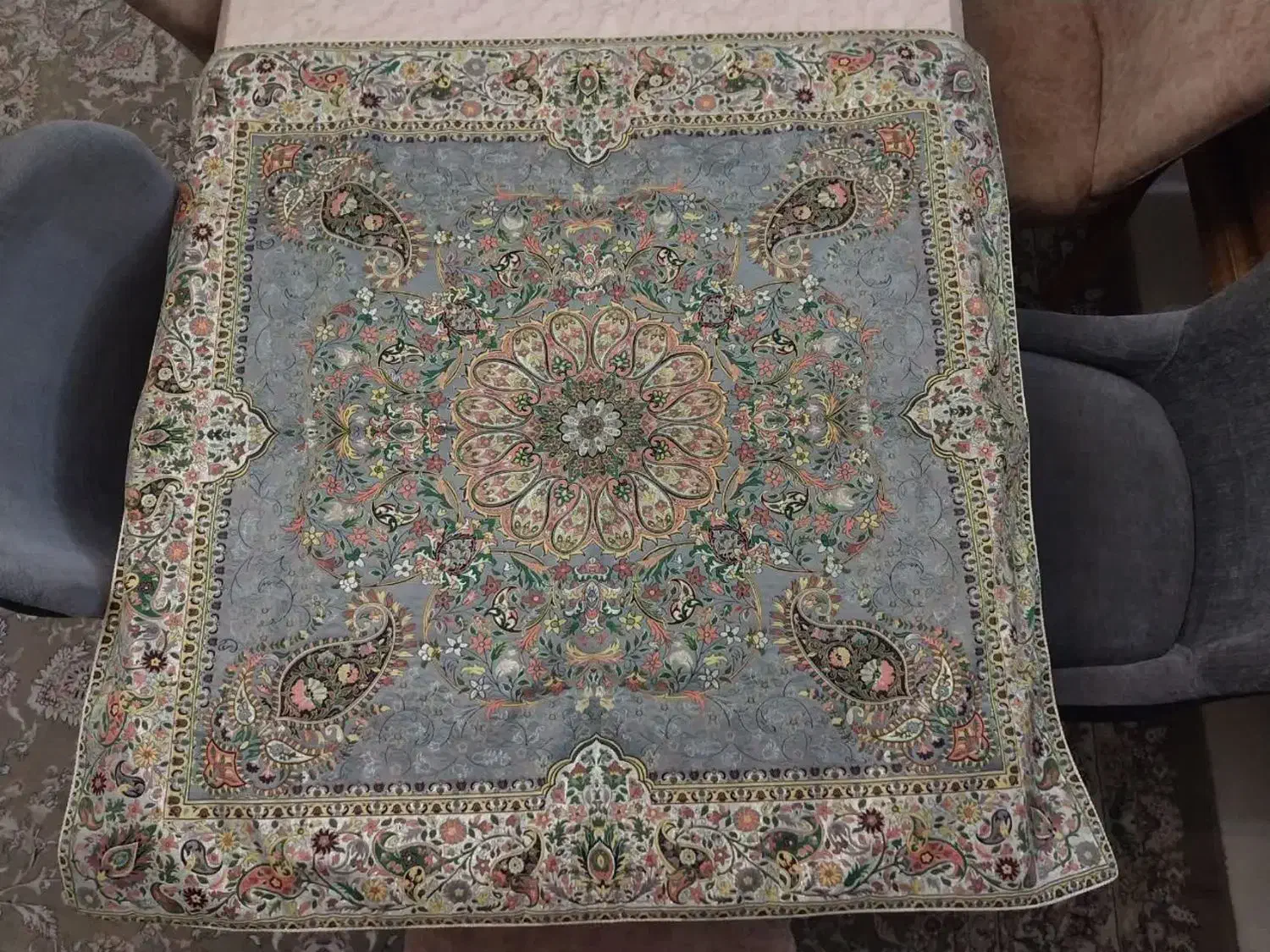 رومیزی ترمه|پرده، رانر، رومیزی|تهران, سلسبیل شمالی|دیوار