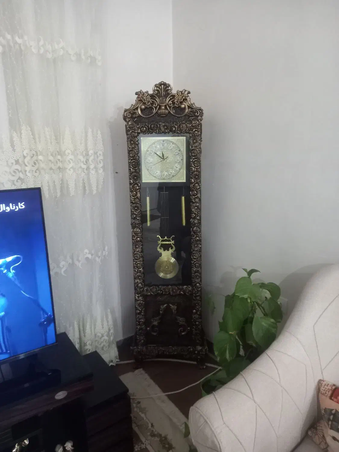 بوفه وساعت ایستاده|بوفه، ویترین، کنسول|اهواز, شهرک برق|دیوار