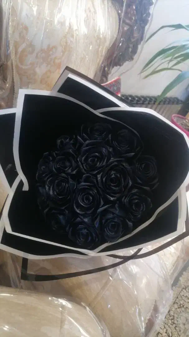 گل و دسته گل رز ، روبانی ، هدیه ای ماندگار|گل مصنوعی|کرمان, |دیوار