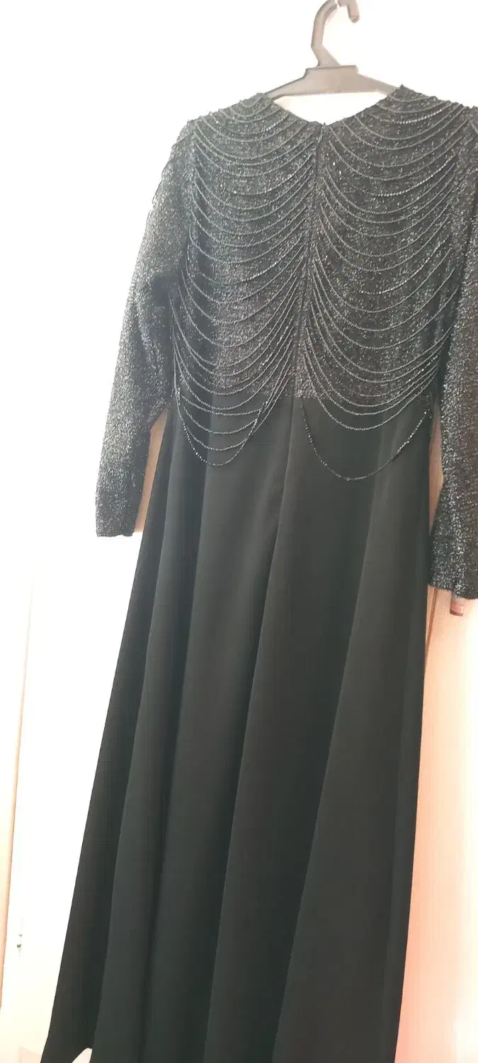 پیراهن بلند سنگ دوزی شده جنس پارچه کارودیان|لباس|تهران, وصفنارد|دیوار