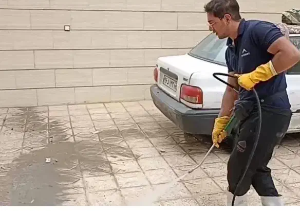 نظافت راه پله وپیلوت با (شرکت شایان پاک)|خدمات نظافت|قزوین, |دیوار