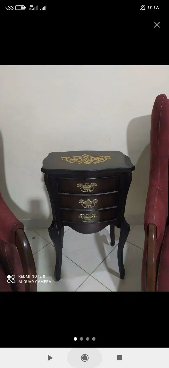 گنجه تمام چوب گردو|بوفه، ویترین، کنسول|مشهد, کوشش|دیوار