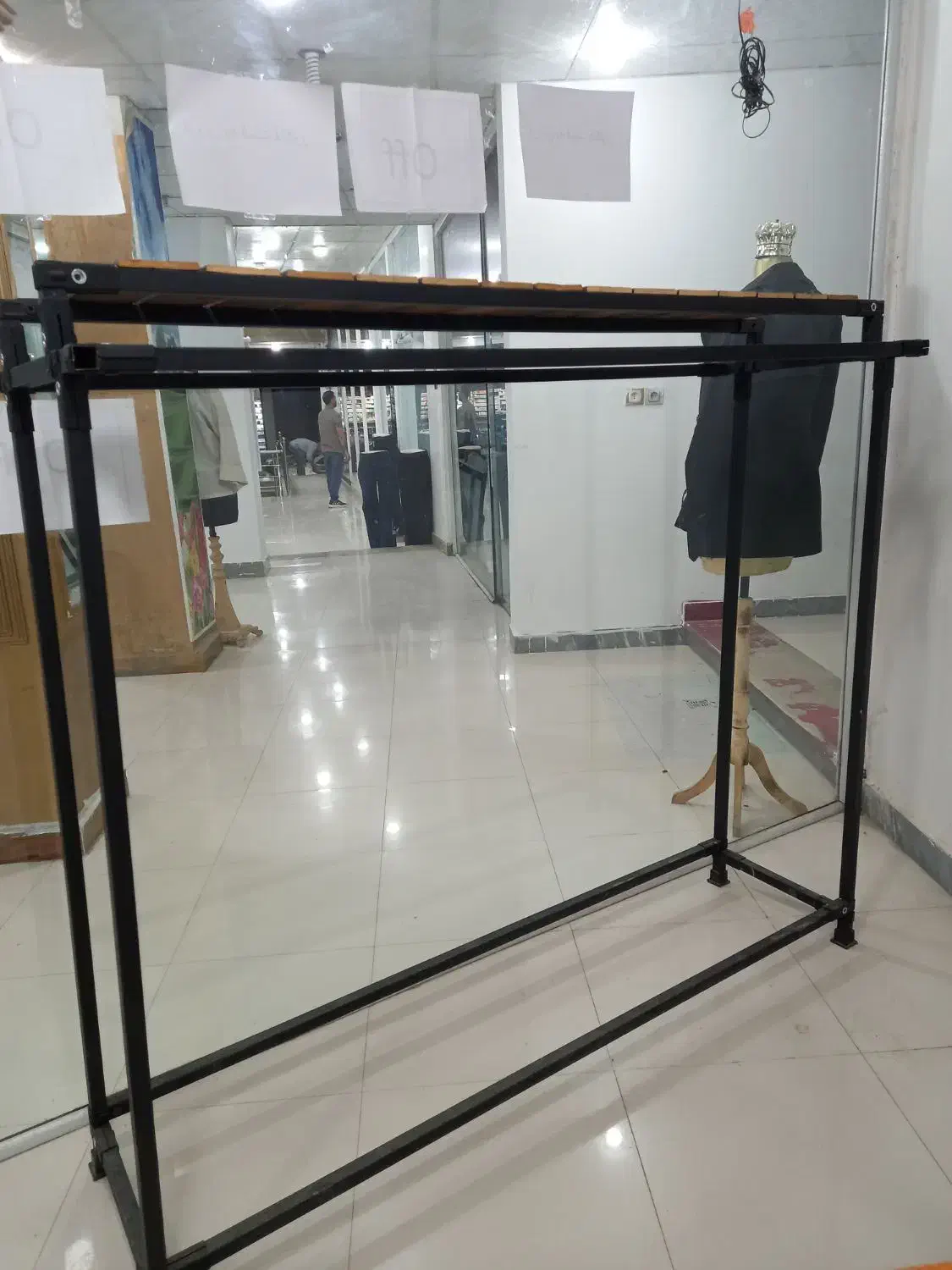 رگال و مانکن ، میله پرده پرو، چوب رختی|فروشگاه و مغازه|آبدانان, |دیوار