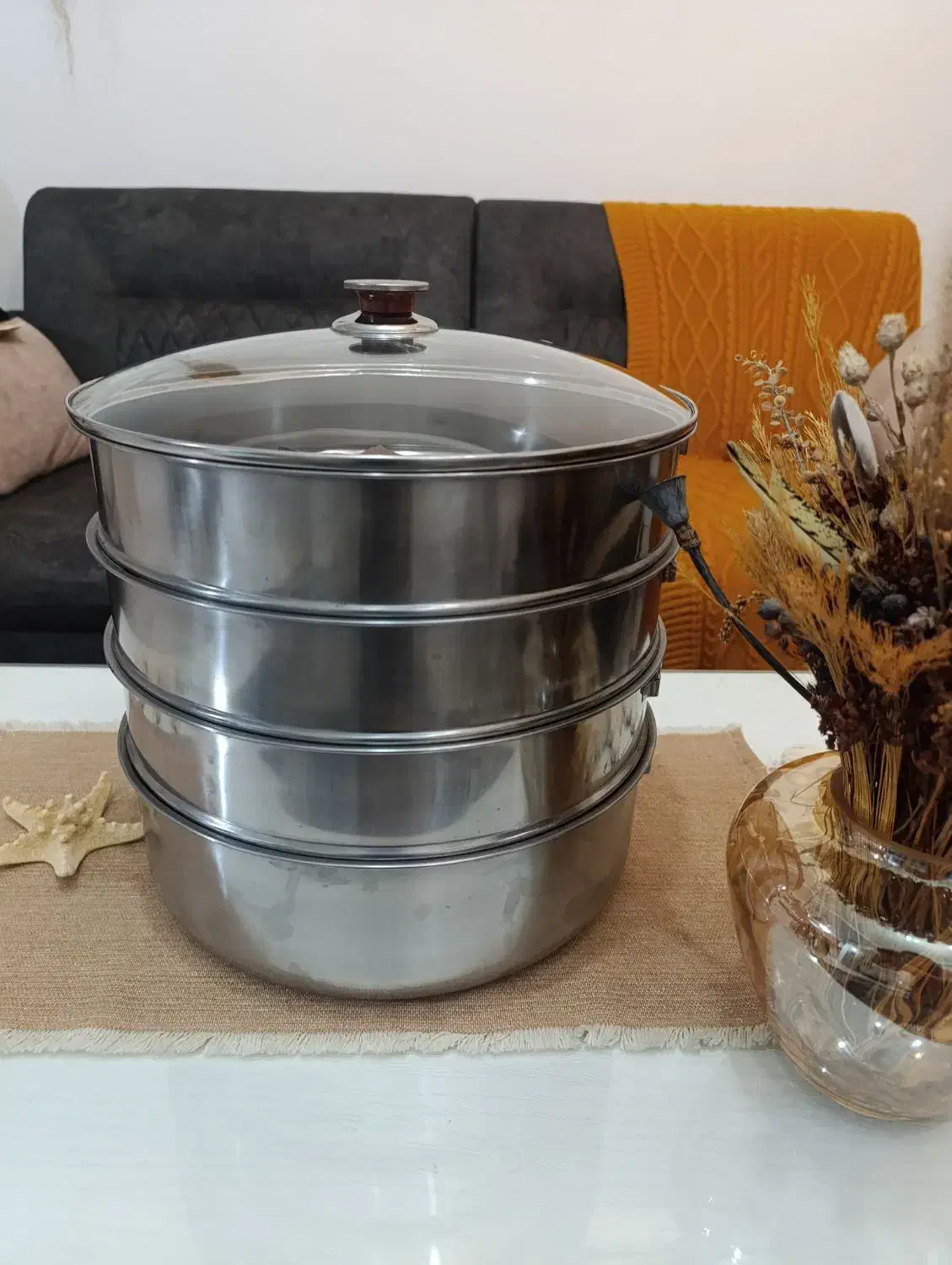 بخارپز استیل نو|ظروف پخت‌وپز|رشت, شالکو|دیوار