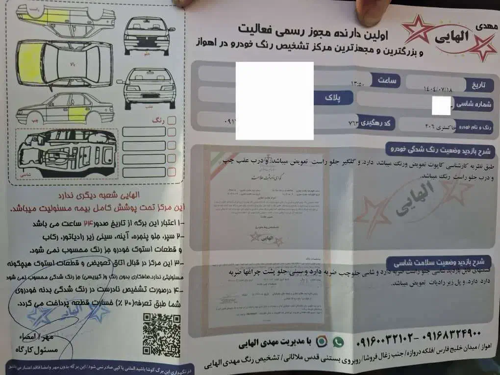 206 نوک مدادی تیپ 5 سال 96|خودرو سواری و وانت|اهواز, شهرک برق|دیوار